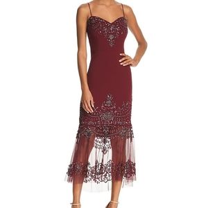 NWT Aidan Mattox beaded dress